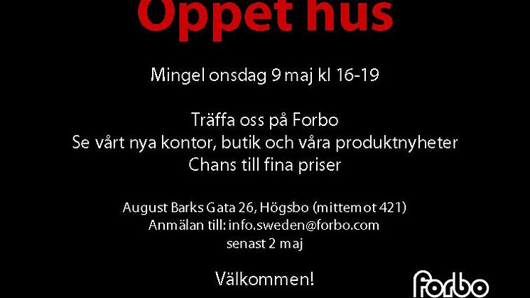 Öppet Hus på Forbo Flooring i Göteborg