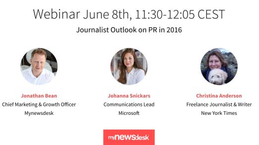 Webinar: Journalisters syn på PR