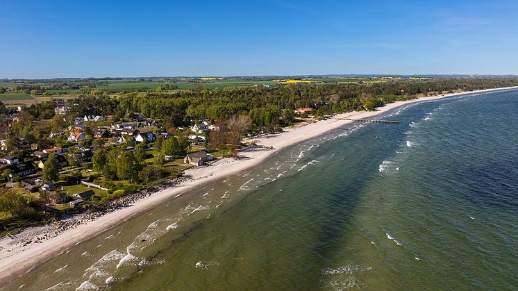 Beddinge Beach utanför Trelleborg.