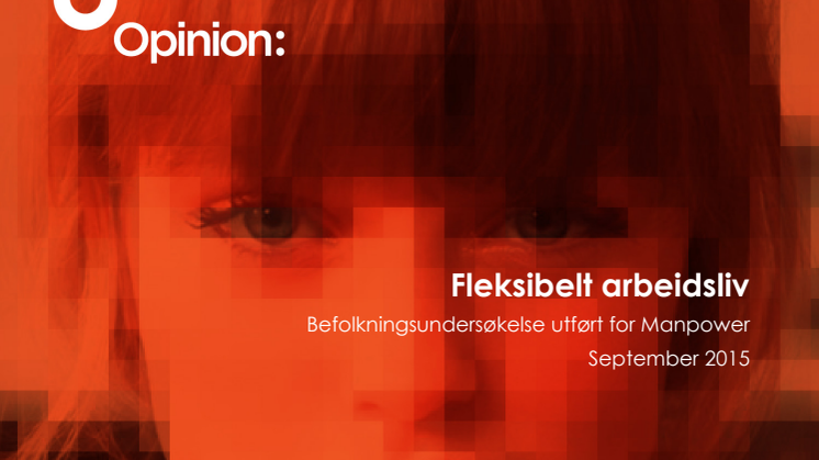 Undersøkelse om fleksibelt arbeidsliv / soiale medier