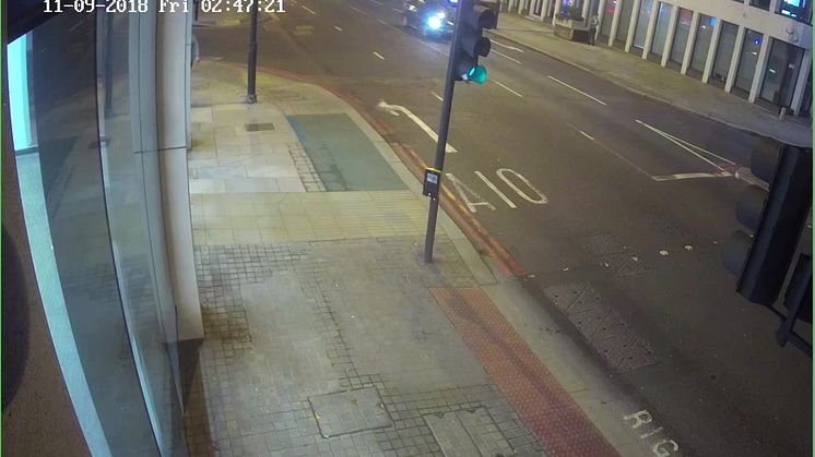 Footage of suspect at Great Eastern Street