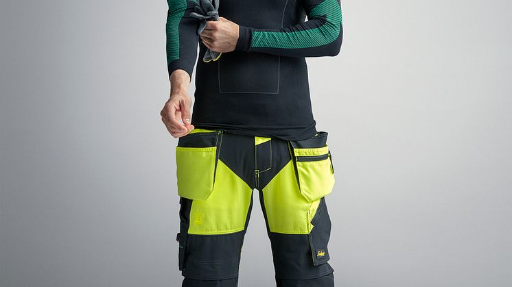 Ny underrställskollektion Snickers Workwear. Modell 6932, 9425, 9323