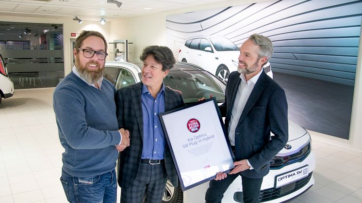 Teknikens Värld Stora Bilpriset 2018 till Kia Optima SW PHEV