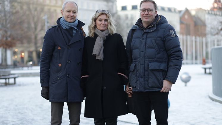 Henrik Gavelli, Ane Brorsen och Mikkel Iversen