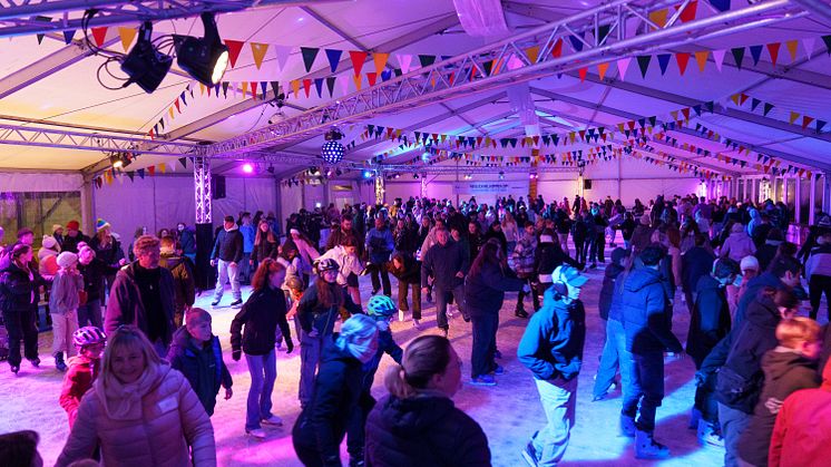 Das Stadtwerke Eisfestival war acht Wochen lang stets gut besucht. 