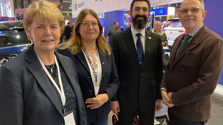 Helena Gellerman, Liberalerna, Gunilla Svanstorp, Socialdemokraterna, Rashid Farivar, Sverigedemokraterna, och Göran Björklund, moderator.