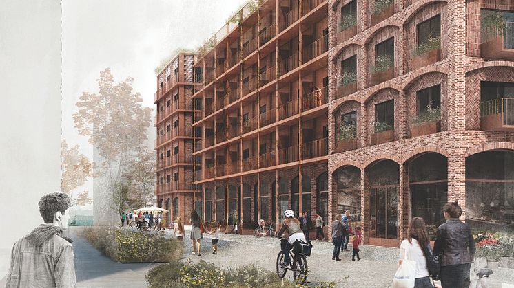 Vision i Värtahamnen, Kulturhus i tegel