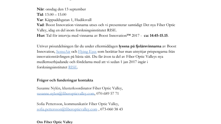 Vilka blir vinnarna i årets Boost Innovation?