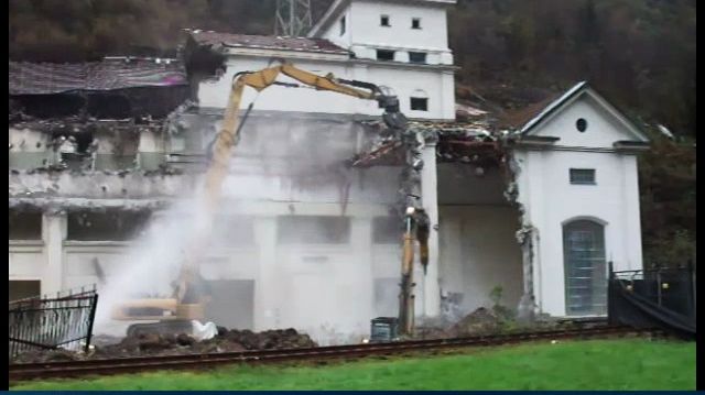 Rivinga av gamle Dale Kraftverk(Video: Harald Kvamme, BKK)