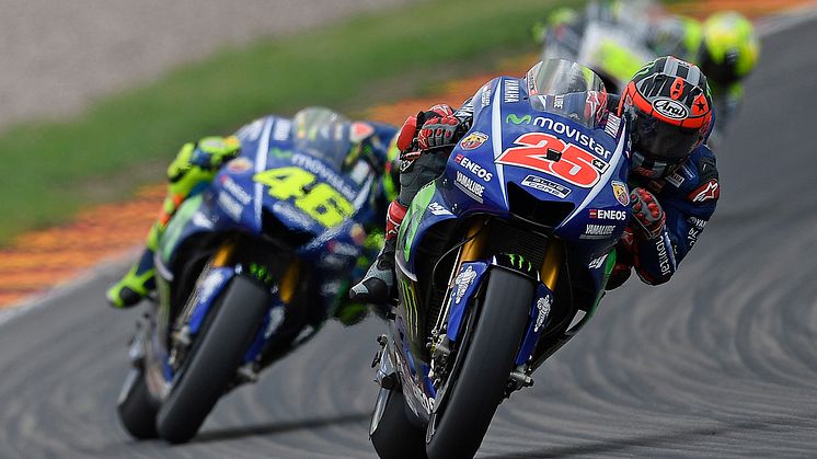 11番手からスタートし4位でフィニッシュの#25 M・ビニャーレス&YZR-M1