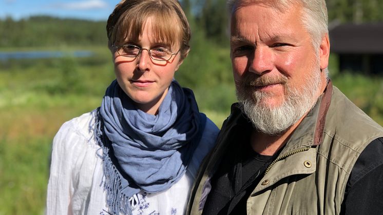 Stig Dahlström och Susanne Strobl från föreningen Allmogen
