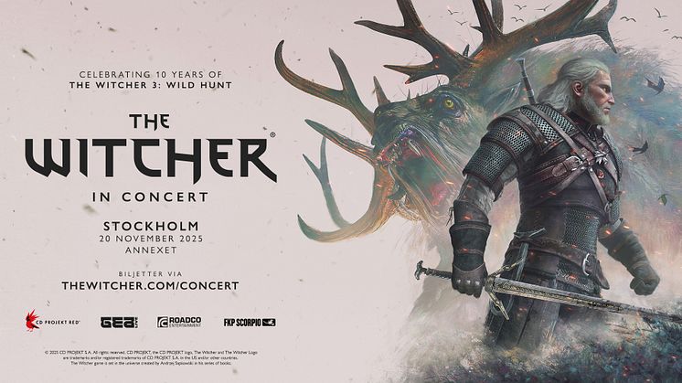 The Witcher in Concert kommer till Stockholm