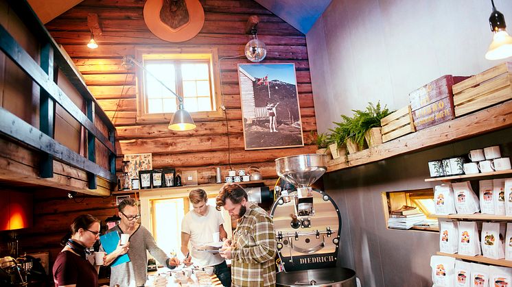 Kaffebrenning på Langøra