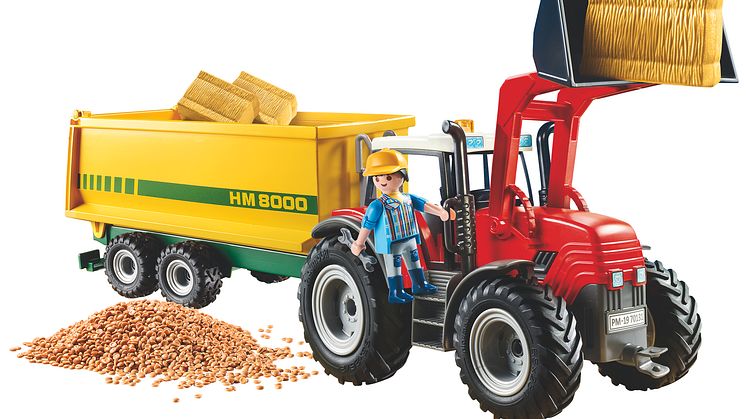 Riesentraktor mit Anhänger von PLAYMOBIL (70131)