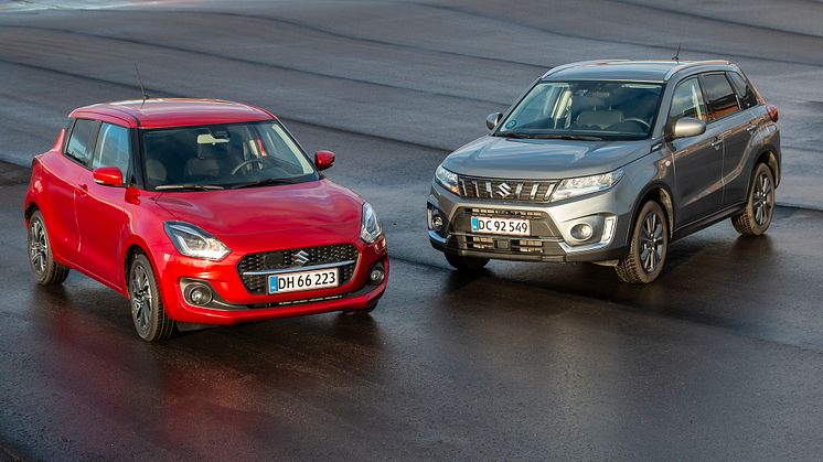 Få benzin med til 10.000 km ved køb af ny Suzuki i januar måned 2023