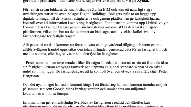 Nytt techbolag ska dubblera värdet på Sveriges fastighetsbestånd