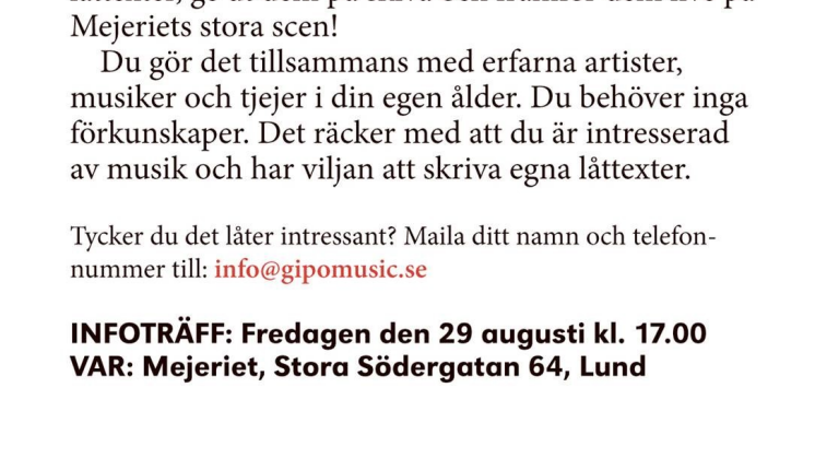 United Stages & Irya's Playgrounds satsning på unga tjejer fortsätter