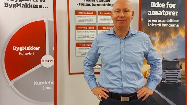 Peter W. Mogensen er ny direktør for Bygma Odense.