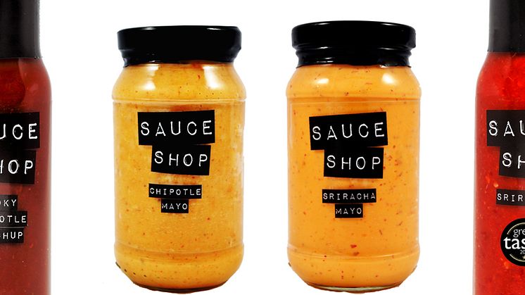 Sauce Shops nya majonäser är kryddade med chipotle och sriracha