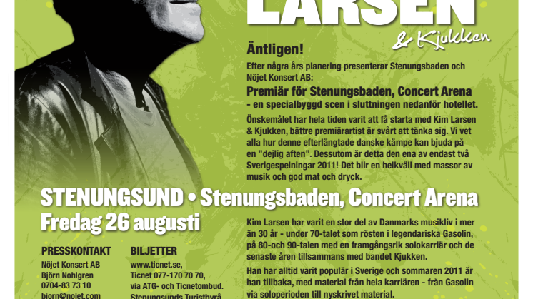 Kim Larsen på Stenungsbaden den 26 augusti