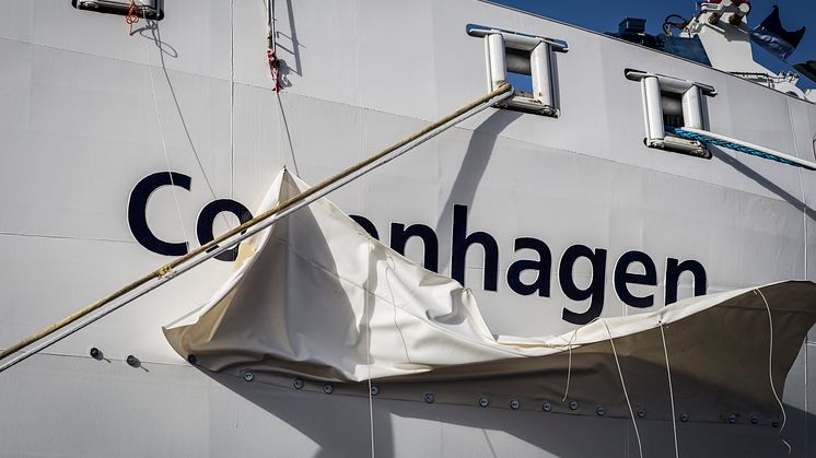 Taufe der "Copenhagen" am 28. Oktober 2016 in der Werft FAYARD auf Fünen  