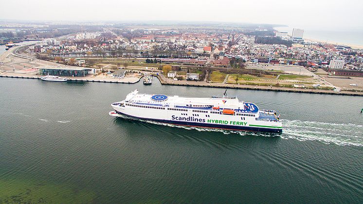 Scandlines' neue Hybridfähre "Copenhagen" 