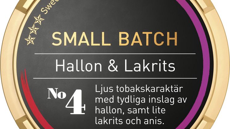 Hallonlakritssnus – ny upplaga av Small batch lanseras