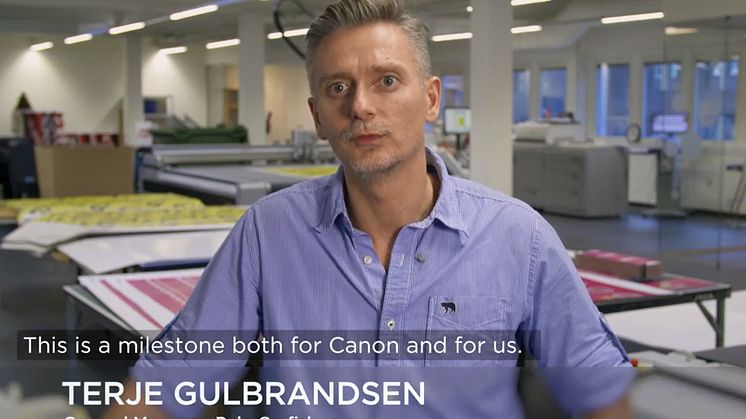 Terje Gulbrandsen, daglig leder i Pulp Grafisk as