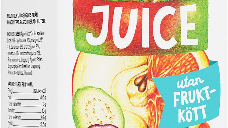 Axfood återkallar Garant tropisk juice 1 liter pga risk för plastbitar