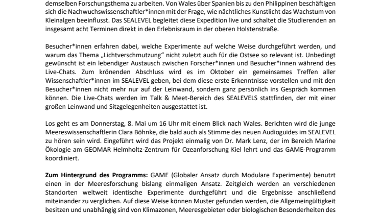 Pressemitteilung_Das internationale GEOMAR-Forschungs- und Ausbildungsprogramm GAME live im SEALEVEL.pdf