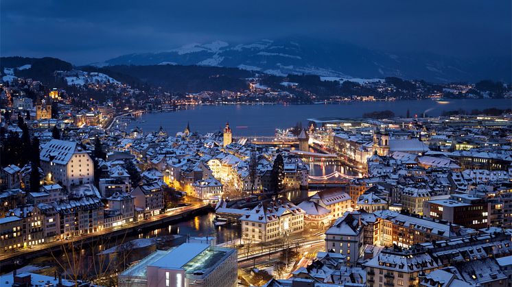 Luzern Winterpanorama 