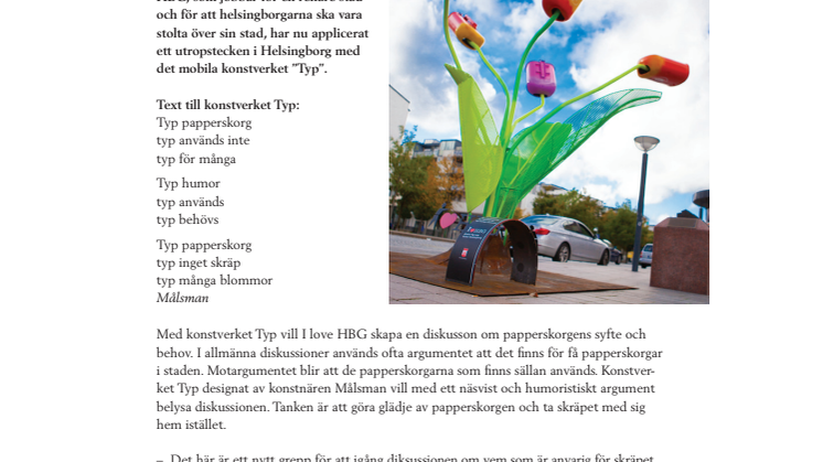 I love HBG skapar utropstecken i Helsingborg