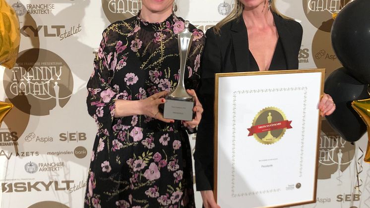 Pressbyråns Mariette Kristenson(VD) och  Amanda Mompalao de Piro(MC)