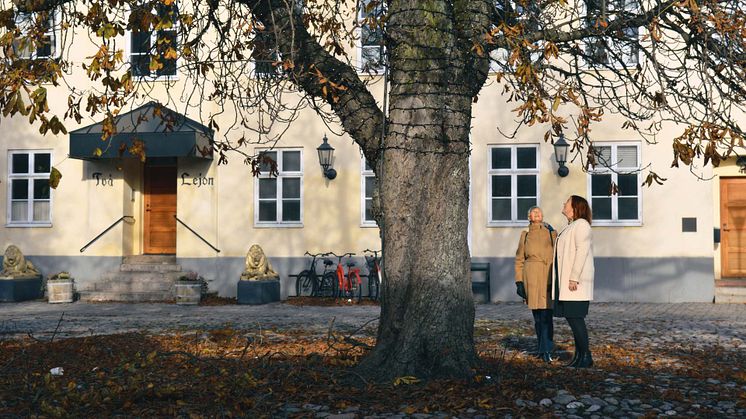 Maarja Edman och Lotta Wahlqvist hoppas att infriandet av trelleborgarnas önskan att det satsas mer på Gamla Torget är starten till en fortsatt spännande utveckling av Algatans västra del. 