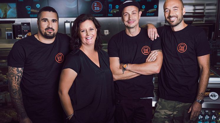 Dimman Anastasopoulos, Anna-Karin Thörne, Petter Askergren och Oskar Jakobsson 