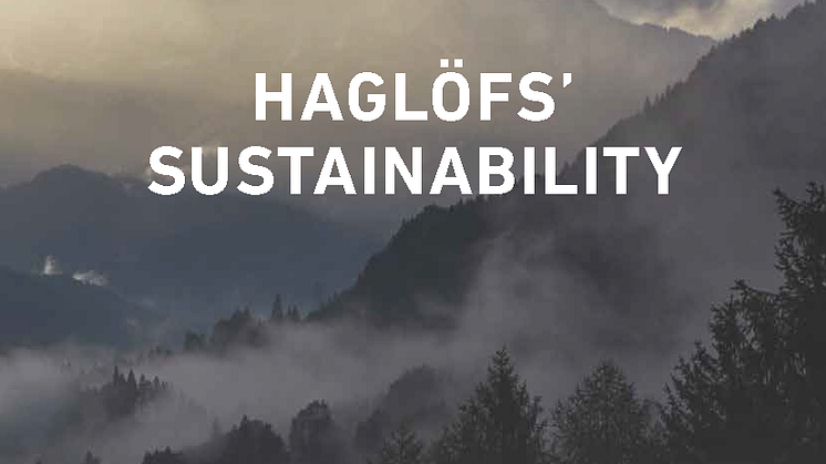 Haglöfs' sustainability report