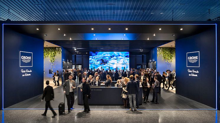 GROHEs showroom på ISH 2019 i Frankfurt.