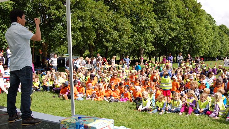Kulturfestival for barnehagebarn i Frognerparken
