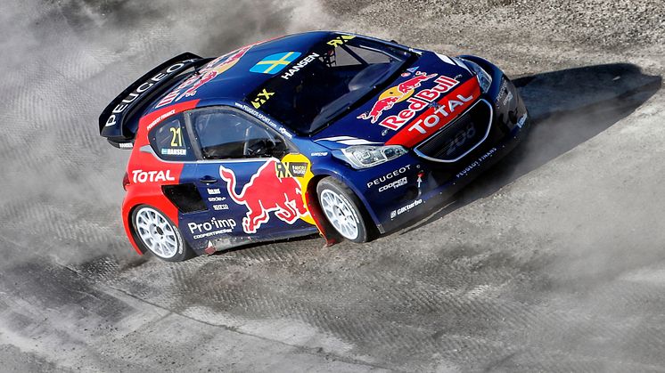 Etta och tvåa i Hell - ett drömresultat för Team Peugeot Hansen