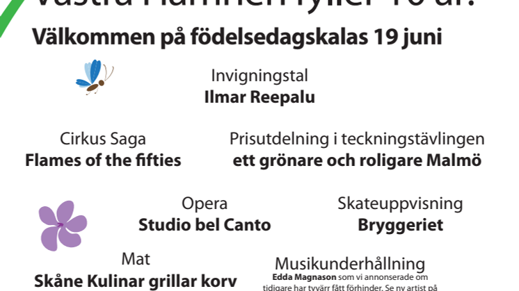 Västra Hamnen fyller 10 år!