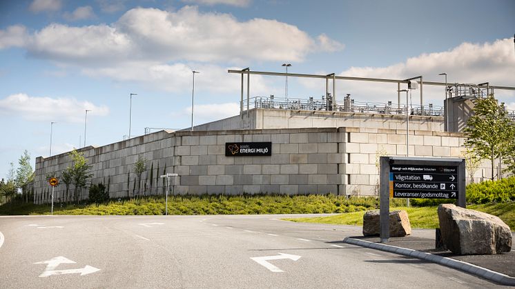 C3C områdesmur Borås Energi