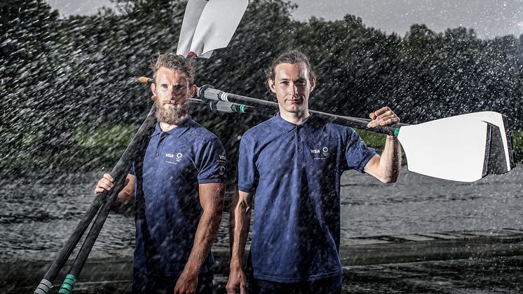 Team Visa athletes, Irish Olympic medallists Gary and Paul O'Donovan