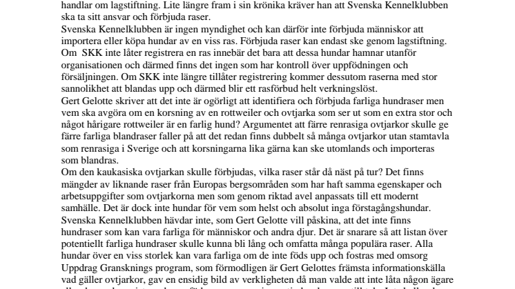 Rasförbud löser inte problemen
