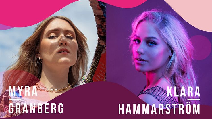 Myra Granberg och Klara Hammarström klara för Kalmar Stadsfest 2022!