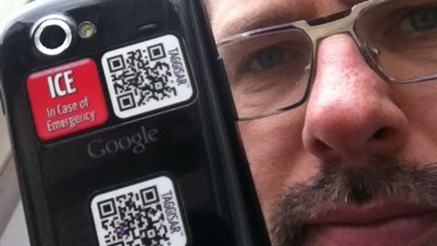 Taggis på telefon och innovatören Rikard Windh