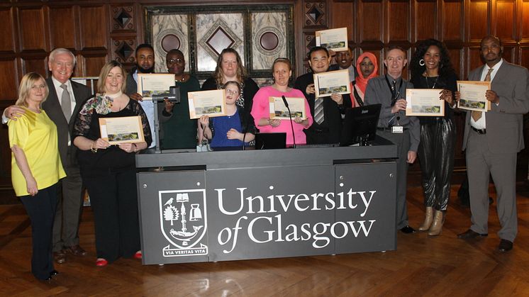 Graduation Day for Activate students from North Glasgow​