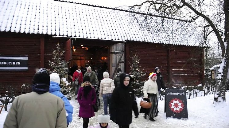 Julmarknad på Skansen