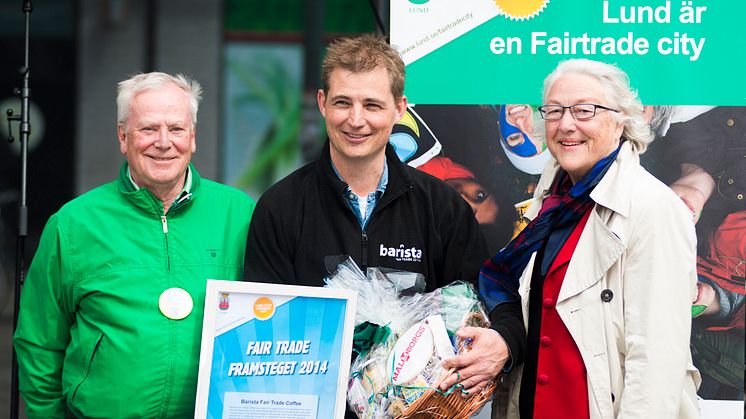 Barista Fair Trade Coffee vinnare av Fair trade-framsteget 2014