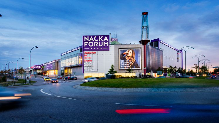 Nacka Forum är Stockholmarnas favoritcentrum