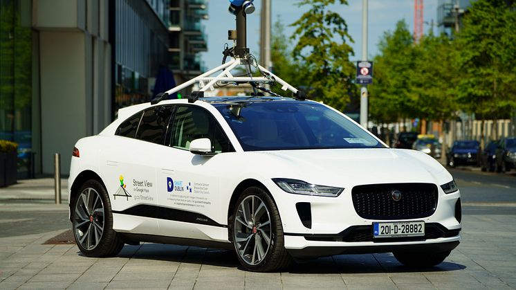 Jaguar Land Rover og Google måler luftkvaliteten i Dublin med helelektrisk Jaguar I-PACE